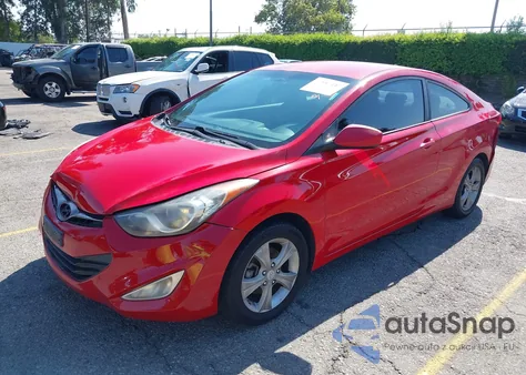 2013 Hyundai Elantra Gs из США, поврежденный, VIN KMHDH6AE7DU001096